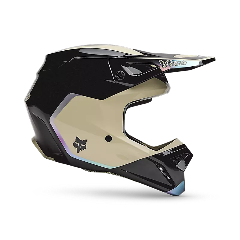 Casco Fox V1 Hello Future Negro – Protección avanzada y estilo