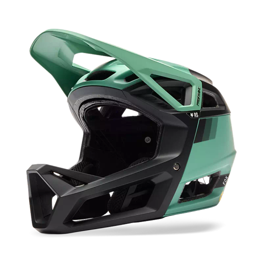 🚴‍♂️ Casco Integral Fox Proframe RS Sol MTB | Ligero, Seguro y Ventilado Verde Pino