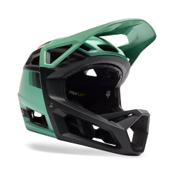 🚴‍♂️ Casco Integral Fox Proframe RS Sol MTB | Ligero, Seguro y Ventilado Verde Pino