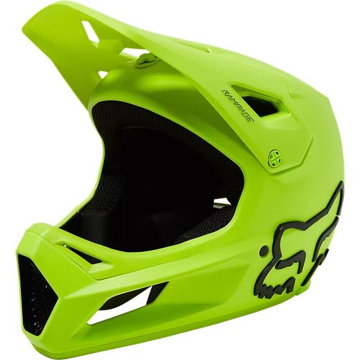 Casco Fox juvenil rampage Amarillo Fluor