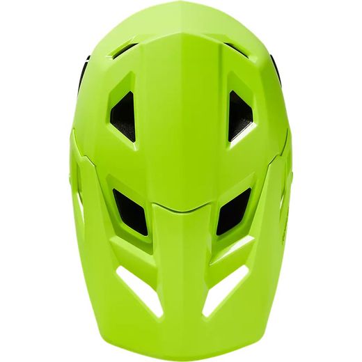 Casco Fox juvenil rampage Amarillo Fluor