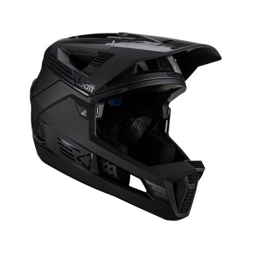 Casco Leatt MTB Enduro 4.0 V23 Stealth - Protección de Alta Gama, Rendimiento y Estilo para Riders Exigentes