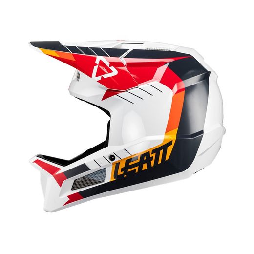 🪖🔥 Casco Leatt MTB Gravity 2.0 – Protección Superior y Estilo Inigualable (Blanco/Rojo) 🚵‍♂️