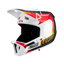 🪖🔥 Casco Leatt MTB Gravity 2.0 – Protección Superior y Estilo Inigualable (Blanco/Rojo) 🚵‍♂️