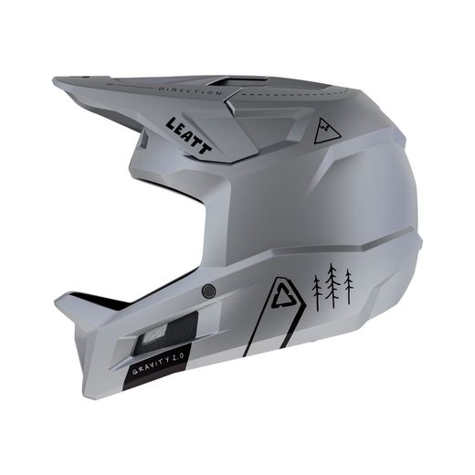 🧠⚙️ Casco Leatt MTB Gravity 2.0 Gris – Protección total, confort y estilo moderno 🚵‍♂️🔥