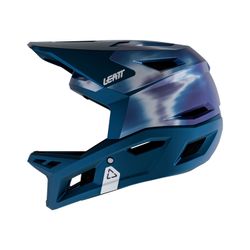 🧠🌌 Casco Leatt MTB Gravity 4.0 Azul Galaxy – Protección total, tecnología de élite y estilo galáctico 💙⚡