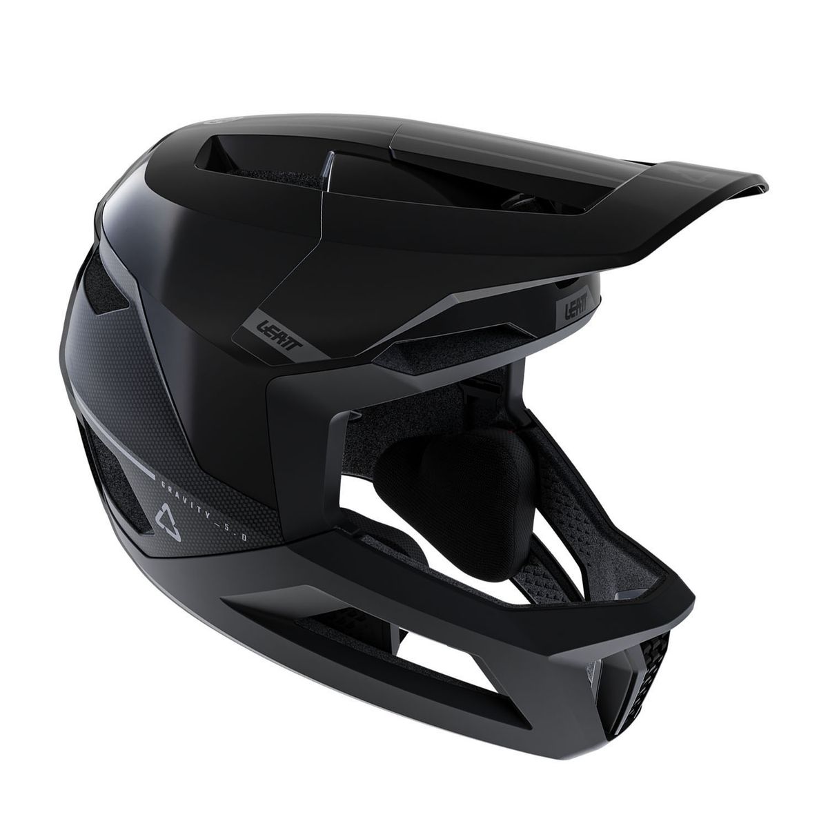 🧠⚫ Casco Leatt MTB Gravity 5.0 Negro – Máxima protección, rendimiento profesional y estilo agresivo 🚵‍♂️🔥 L