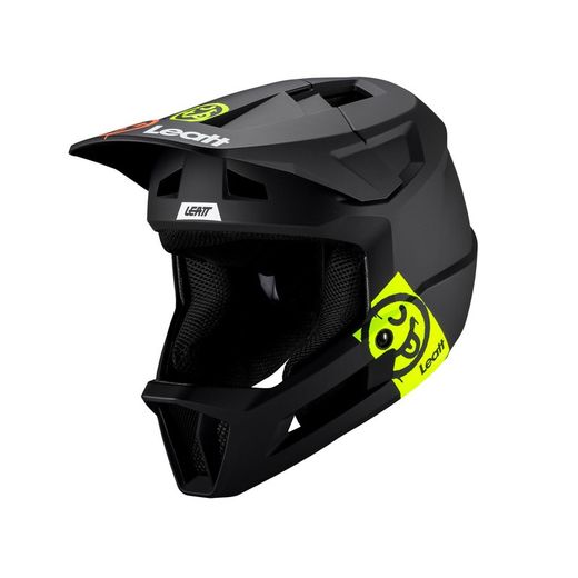 Casco Leatt MTB Gravity 1.0 Jr Negro - Protección Total para los Pequeños Ciclistas Aventureros