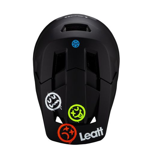 Casco Leatt MTB Gravity 1.0 Jr Negro - Protección Total para los Pequeños Ciclistas Aventureros