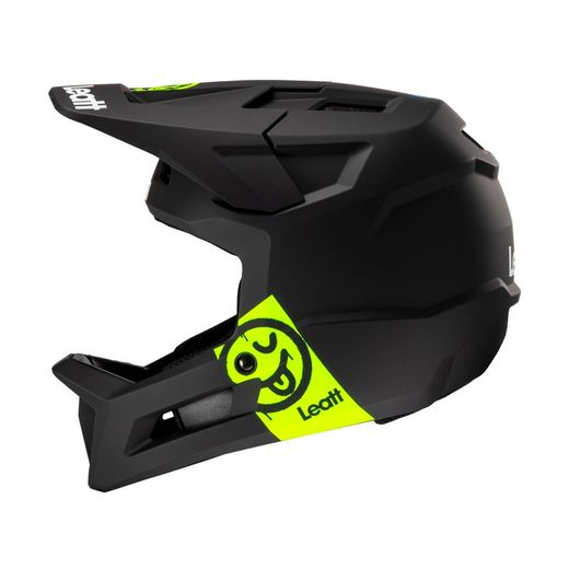 Casco Leatt MTB Gravity 1.0 Jr Negro - Protección Total para los Pequeños Ciclistas Aventureros