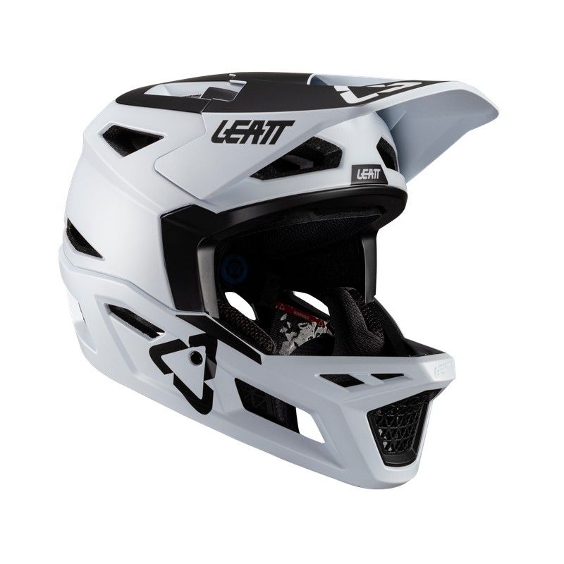 🚵‍♂️💥 Casco Leatt MTB Gravity 4.0 Blanco – Protección Premium para Descensos Imparables 🛡️⚡ L