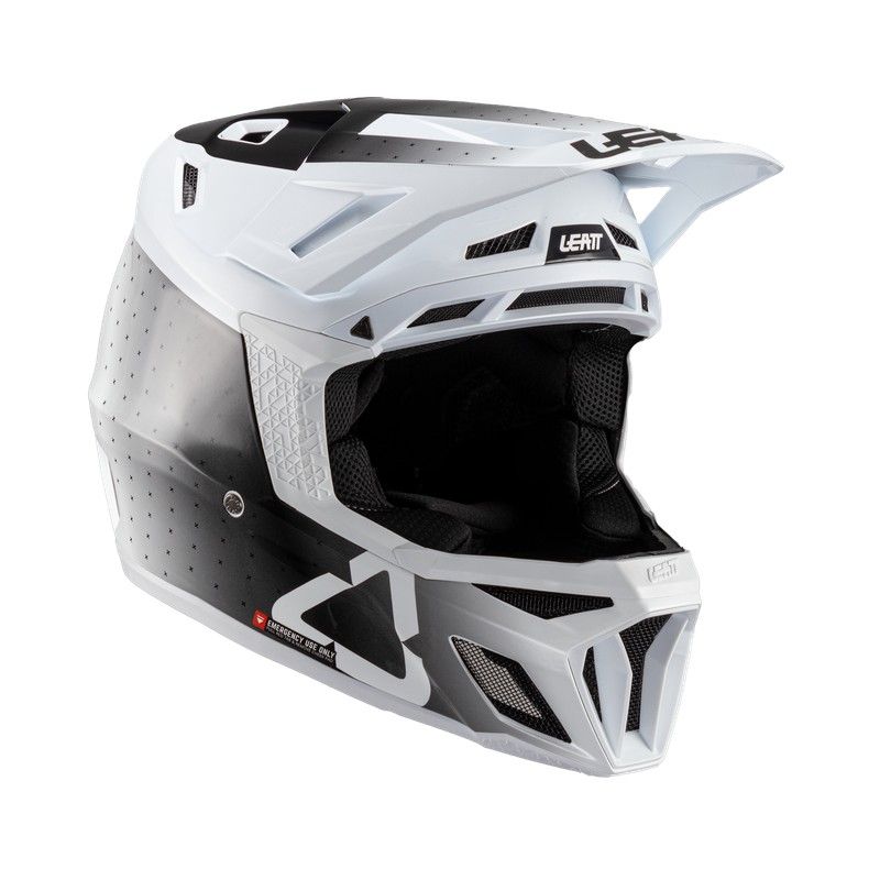 🚵‍♀️💥 Casco Leatt MTB Gravity 8.0 Blanco – Protección y Comodidad para los Aventureros del Mountain Bike 🛡️🌲 L
