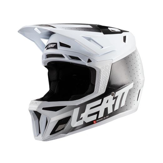 🚵‍♀️💥 Casco Leatt MTB Gravity 8.0 Blanco – Protección y Comodidad para los Aventureros del Mountain Bike 🛡️🌲