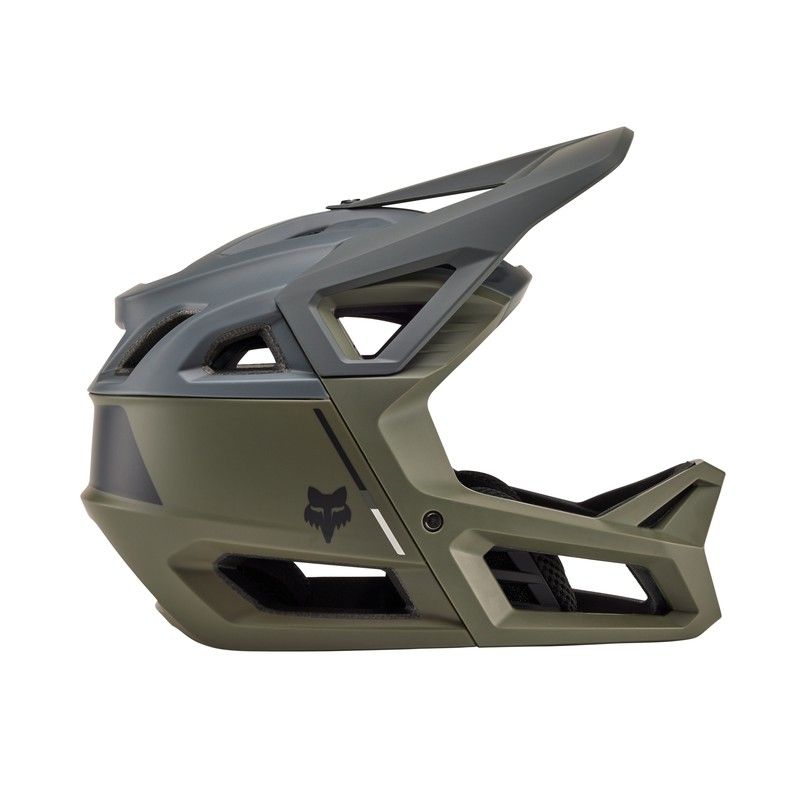 Casco FOX Proframe Verde Sección Casco Mtb Integral — Ebike-On