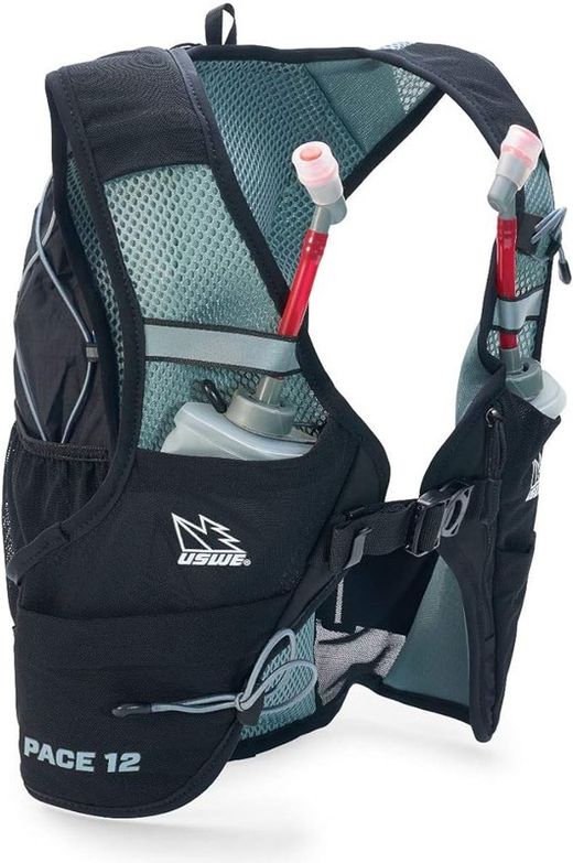 🚵‍♂️💧 Chaleco de Hidratación USWE Pace 12L Negro/Gris  – Comodidad, rendimiento y capacidad en cada aventura