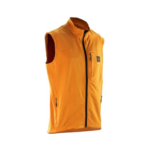💛🚵‍♂️ Chaleco Leatt MTB ThermaFlow 5.0 Amarillo Lager – Protección térmica ligera y libertad de movimiento ❄️🔥