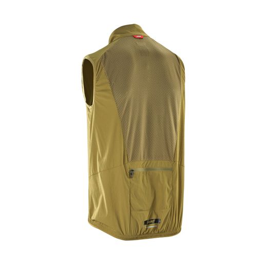 🤎🌬️ Chaleco Leatt MTB WindBlock 2.0 Marrón Brass – Protección ligera con estilo aventurero 🚵‍♂️🍂