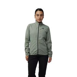 🌬️🚵‍♀️ Chaqueta Fox Cortavientos Ranger Mujer – Protección Ligera para MTB y Enduro (Verde musgo) 🌿