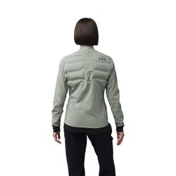 🧥🔥🚵‍♂️ Chaqueta Fox Flexair Fire Hybrid Mujer – Protección, Calidez y Máximo Rendimiento Color Verde musgo