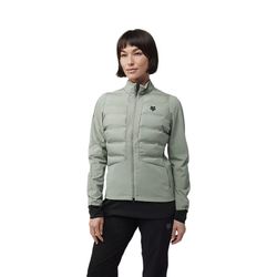 🧥🔥🚵‍♂️ Chaqueta Fox Flexair Fire Hybrid Mujer – Protección, Calidez y Máximo Rendimiento Color Verde musgo