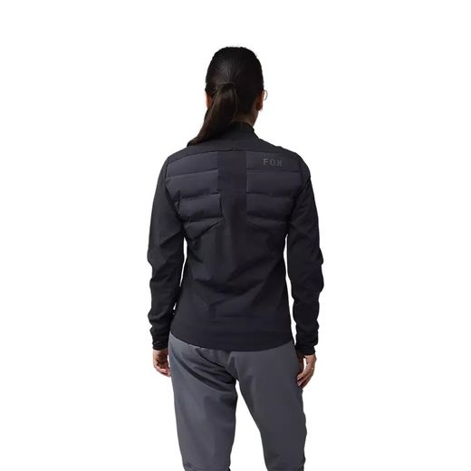 🧥🔥🚵‍♂️ Chaqueta Fox Flexair Fire Hybrid Mujer – Protección, Calidez y Máximo Rendimiento Color Negra