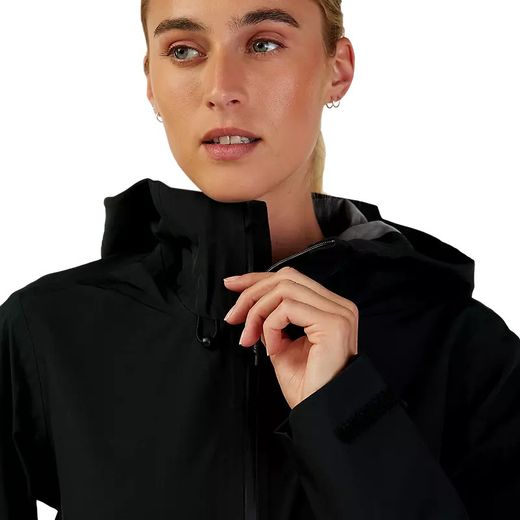 🧥🌧️🚵‍♀️ Chaqueta Fox Impermeable Defend 3-Layer para Mujer | Protección Total contra el Clima – Negra ⚫❄️