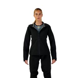 🧥🌧️🚵‍♀️ Chaqueta Fox Impermeable Defend 3-Layer para Mujer | Protección Total contra el Clima – Negra ⚫❄️