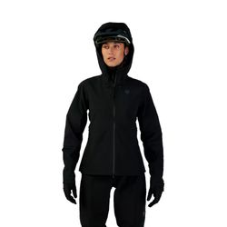 🧥🌧️🚵‍♀️ Chaqueta Fox Impermeable Defend 3-Layer para Mujer | Protección Total contra el Clima – Negra ⚫❄️