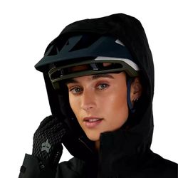 🧥🌧️🚵‍♀️ Chaqueta Fox Impermeable Defend 3-Layer para Mujer | Protección Total contra el Clima – Negra ⚫❄️