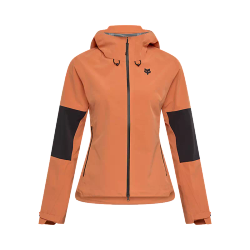 🚵‍♂️💨 Chaqueta Fox Impermeable Defend 3-Layer para Mujer – Protección Total contra el Clima Color Coral