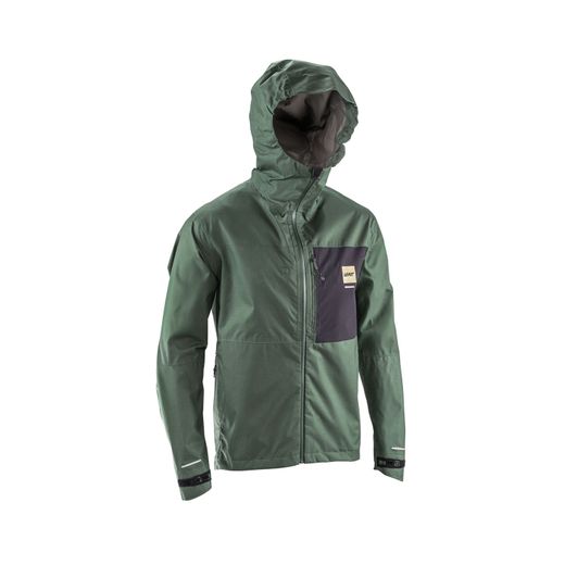 🌲🚵‍♂️ Chaqueta Leatt MTB HydraDri 3.0 Jr Verde Spruce – Protección y estilo para jóvenes aventureros 🌧️⚡