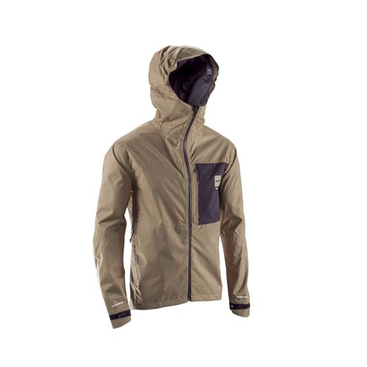 🤎🚵‍♂️ Chaqueta Leatt MTB HydraDri 3.0 Marrón Brass – Protección total y estilo para los días de lluvia 🌧️⚡