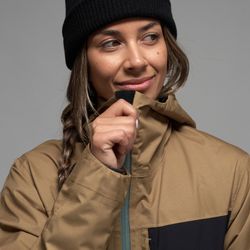 🤎🚵‍♀️ Chaqueta Leatt MTB HydraDri 3.0 Mujer Marrón Brass – Protección, confort y estilo en cualquier clima 🌧️✨