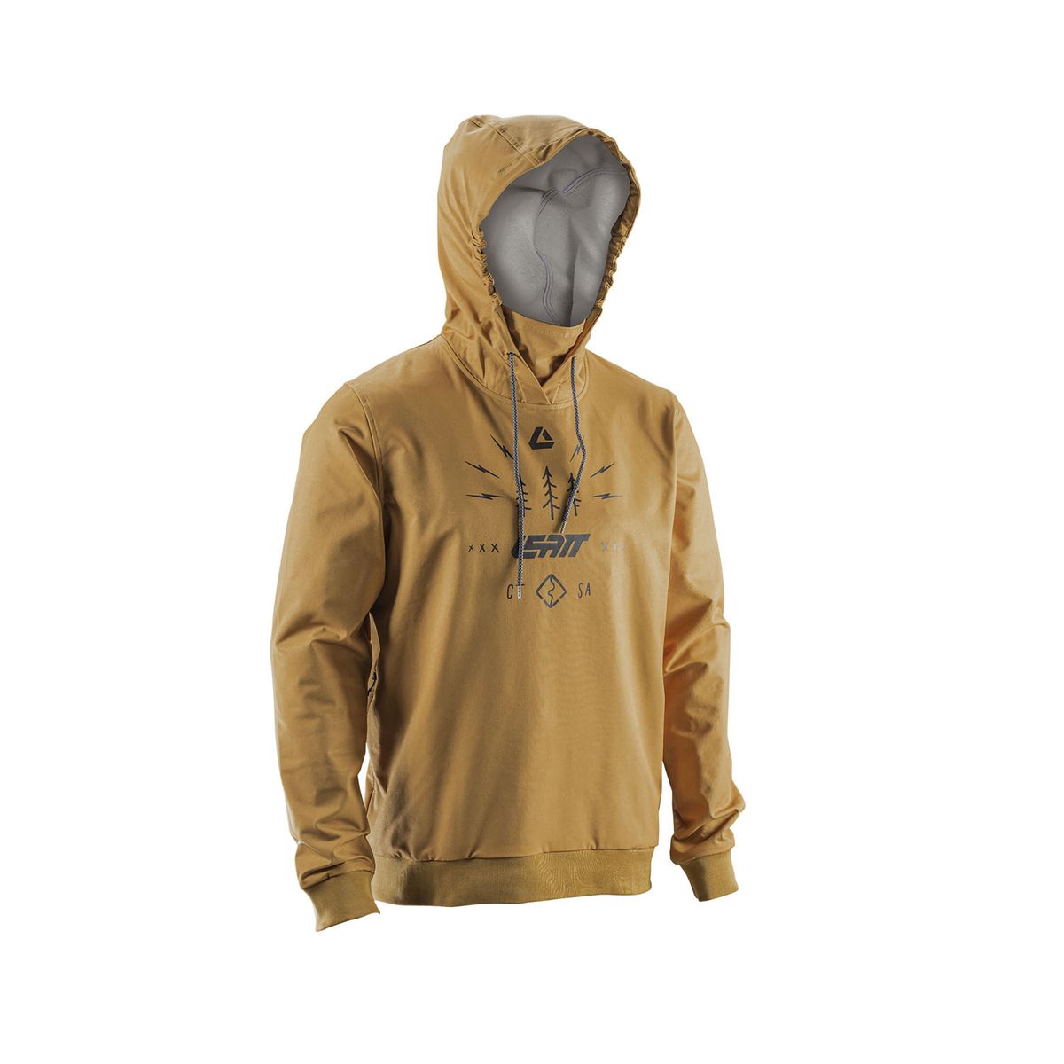🤎🚵‍♂️ Sudadera Leatt MTB ThermaFlow 3.0 Marrón Brass – Calidez, comodidad y estilo para tus rutas más frías ❄️🔥 L