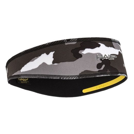 🧢💦 Cinta Deportiva Anti Sudor HALO II Pullover Headband - Camo Grey | Rendimiento camuflado, comodidad total 🚴‍♀️🌫️