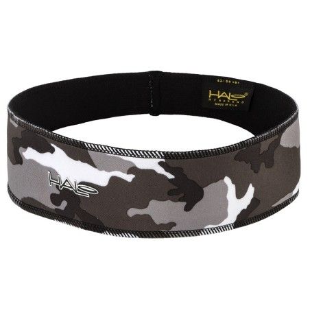 🧢💦 Cinta Deportiva Anti Sudor HALO II Pullover Headband - Camo Grey | Rendimiento camuflado, comodidad total 🚴‍♀️🌫️