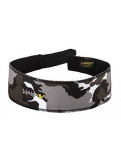 🟪🧢 Cinta Deportiva Anti Sudor HALO V VELCRO® - Camo Grey | Rendimiento total con estilo urbano ⚙️🏃‍♂️