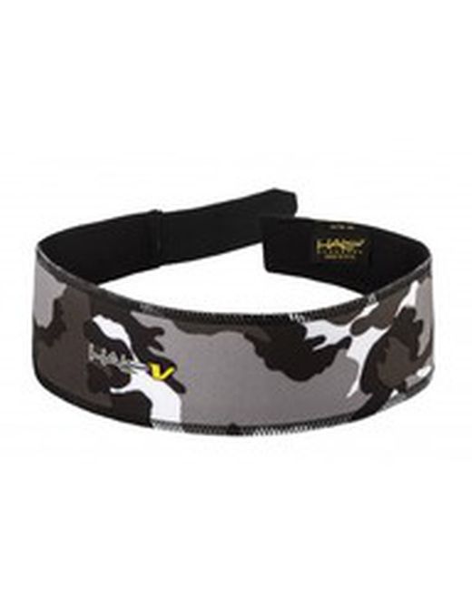 🟪🧢 Cinta Deportiva Anti Sudor HALO V VELCRO® - Camo Grey | Rendimiento total con estilo urbano ⚙️🏃‍♂️