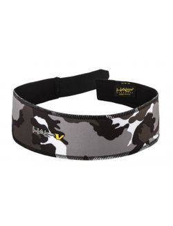 🟪🧢 Cinta Deportiva Anti Sudor HALO V VELCRO® - Camo Grey | Rendimiento total con estilo urbano ⚙️🏃‍♂️