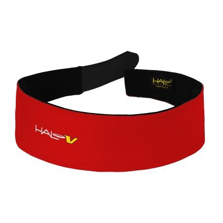 Cinta Deportiva HALO V con Velcro® - Red 🔴 | Antisudor 💧, Ajuste Personalizado 🔁 y Transpirable 🌀 para Running, Fitness y Más