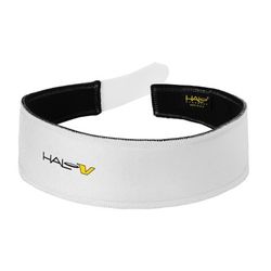 🤍💦 Cinta Deportiva Anti Sudor HALO V VELCRO® HEADBAND - White | Controla el sudor con precisión y estilo 🏃‍♀️🚴‍♂️🔥