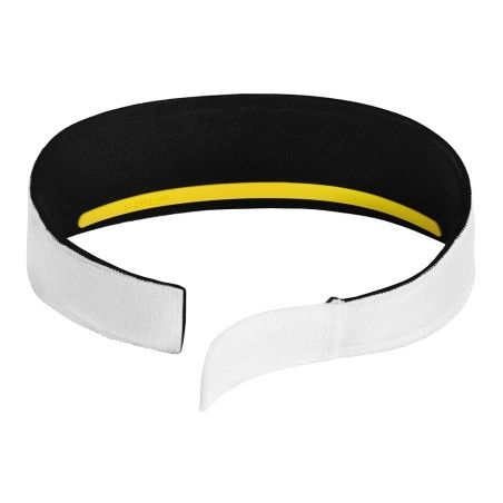 🤍💦 Cinta Deportiva Anti Sudor HALO V VELCRO® HEADBAND - White | Controla el sudor con precisión y estilo 🏃‍♀️🚴‍♂️🔥