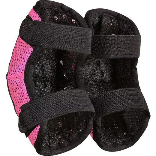 🛡️🌸 Coderas Fox Titan Peewee M/L Negro/Rosa – Protección Ligera para Pequeños Aventureros