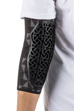 🛡️ Coderas Protectoras Flow Arlecchino Gris Negro 🖤🩶 | Protección MTB, Trail y Enduro 🚵‍♂️🔥