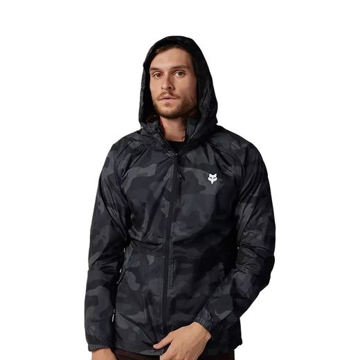 Cortavientos Fox Head Camo – Protección y Estilo para tus Aventuras Negro Camuflaje