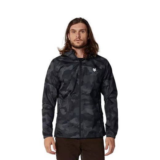 Cortavientos Fox Head Camo – Protección y Estilo para tus Aventuras Negro Camuflaje