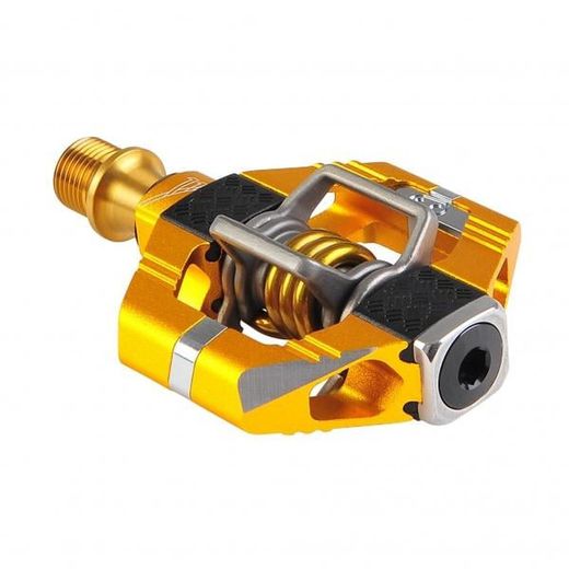 Pedales Automáticos Crank Brothers Candy 11 Color Oro