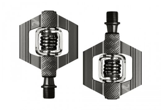 Pedales Automáticos Crank Brothers Candy 2 Gris Oscuro/Negro