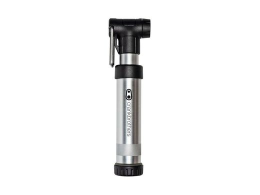 🔧🖤 Hinchador de Mano Crankbrothers Gem S – Color Gris | Compacto, Preciso y Potente