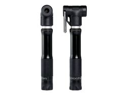 🔧✨ Hinchador de Mano CrankBrothers Sterling Small Silver – Midnight Edition | Compacto, Preciso y Potente